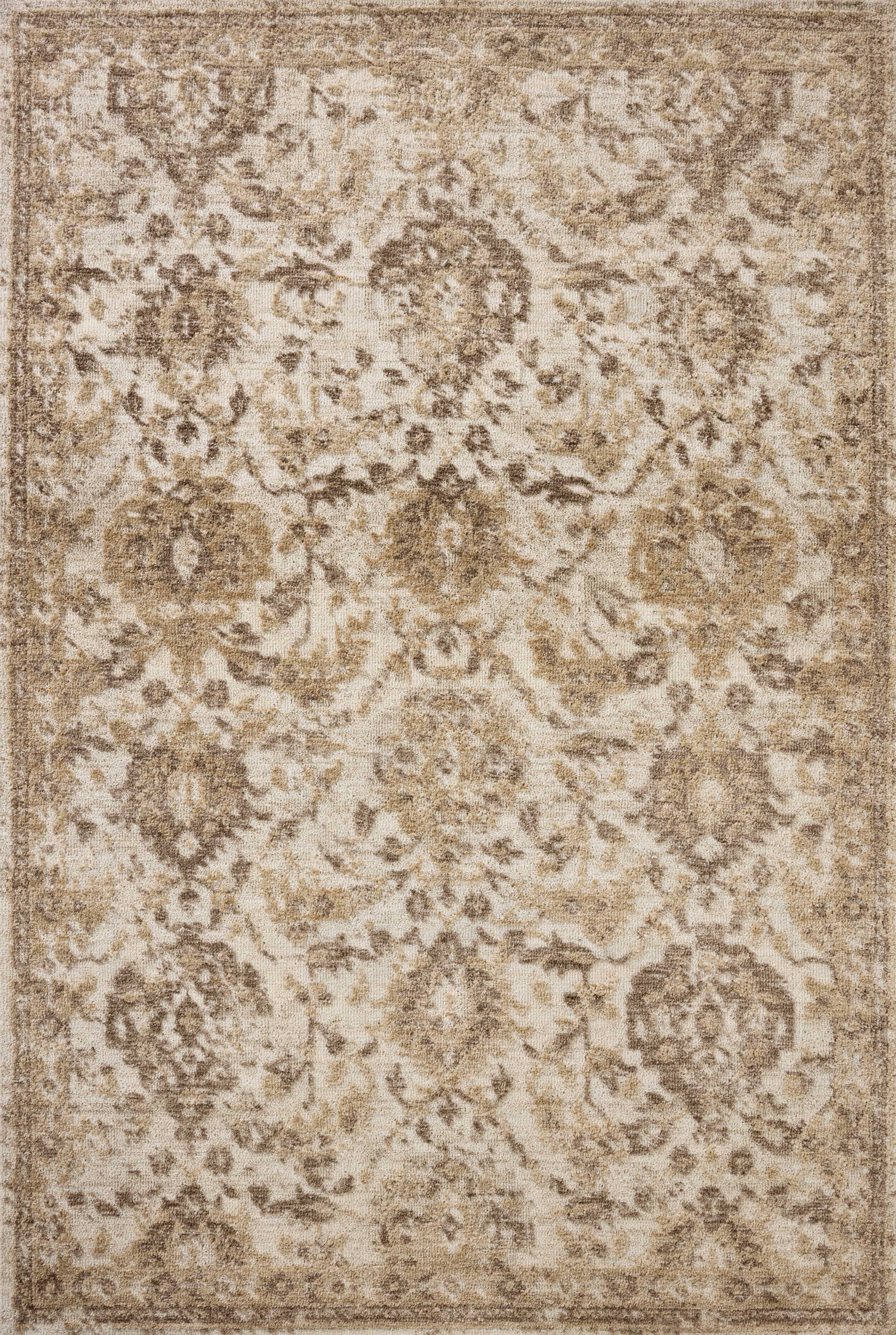 Loloi Percival Ivory / Natural 3'-6" x 5'-6" Area Rug