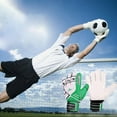 thumbnail image 6 of LIANXUE Soccer Goalie Gloves Goalkeeper Gloves with Fingersave Wrist Protections Strong Grip Goalkeeper Gloves for Youth, Adults, 6 of 20
