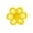 A004- Yellow, variant on Bee Drinking Station, Purple Floating Outdoor Bee Waterer, 1 Pack Flower Shaped Bee Hydration Station for Garden Backyard Patio Outdoor Pollinator Bee Drinking Habitat