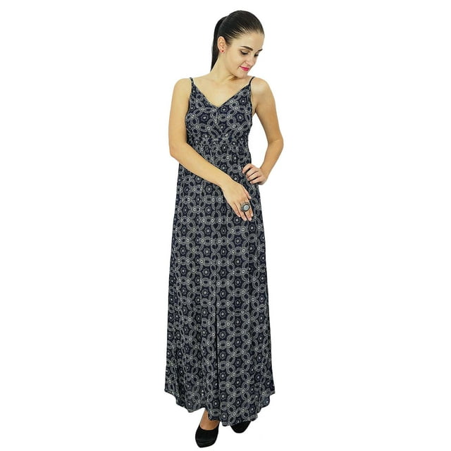 Bimba Femmes Robe Longue Chic Bohème Été Maxi Beach Wear