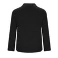 thumbnail image 5 of Women's Button Sweater Button High Turtleneck Pullover Fashionable Blouses Shirts Fuzzy Fleece Knit Clothes Soft Wool Tops Long Sleeve Fashion Clothing Casual Work Outfits, 5 of 5