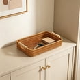 thumbnail image 5 of Wicker Tray Rectangular Rattan Tray for Fruit, Food Storage & Decoration – Essential for Home, Kitchen, Restaurant, 5 of 7
