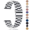 thumbnail image 2 of Correa de acero inoxidable para Samsung Galaxy Watch 7, 6, 5, 4, 40, 44, 46, 5Pro y 45 mm de 18, 22, 20 y 24 mm para Redmi 3 Active/Lite, 2 of 5
