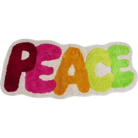 Peace Out Bath Rug