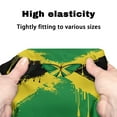 thumbnail image 7 of COEQINE Jamaican Flag Rollator Seat Back Cover for Women Butterfly Universal Walker Seat Cover for Men 2 Pieces Walker Seat & Covers with Wide Back, 7 of 7