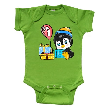 

Inktastic Penguin 1st Birthday Gift Baby Boy or Baby Girl Bodysuit
