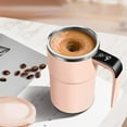 thumbnail image 3 of 380ml Automatic Magnetic Self-Stirring Coffee Mug, Rechargeable Spin Mug for Home, Office, Kitchen & Travel – Great Birthday Gift (Pink), 3 of 10