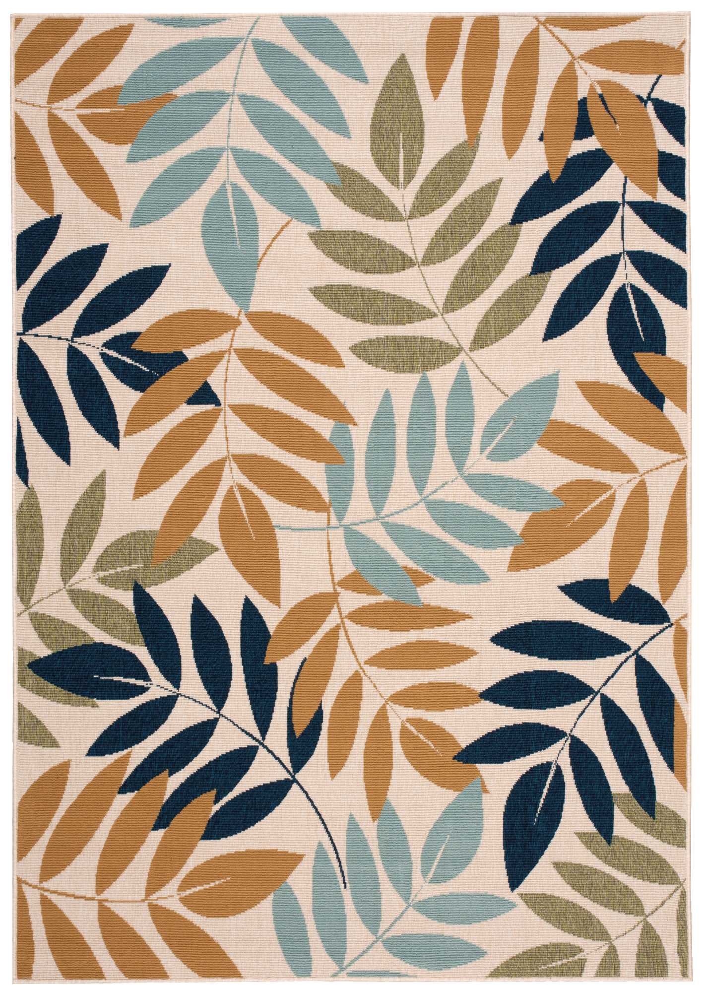 Nourison Caribbean Indoor/Outdoor Ivory 9'3" x 12'9" Area Rug, (9x13