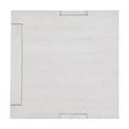 thumbnail image 2 of Dover 24" Large Square Side End Table w Storage Shelves Cerused White Oak Wood, 2 of 7