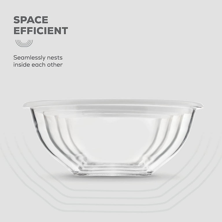 OXO 8-Piece Glass Prep Bowl Set