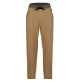 thumbnail image 4 of Pantalones largos para hombre, lisos, a la moda, informales, deportivos, con cordón ajustable, bolsillos en las piernas, monos para hombre, pantalones de caballería de algodón y seda fresca., 4 of 6