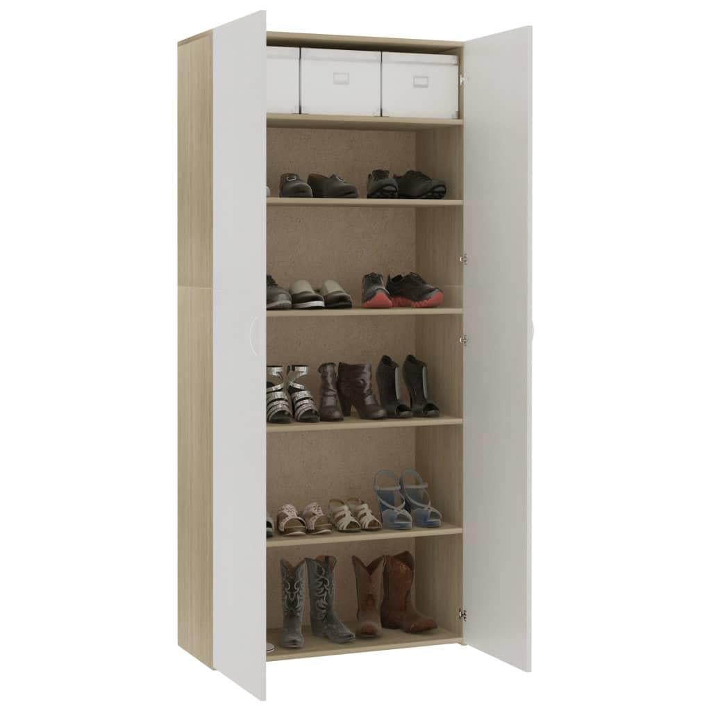 Beige 2-Door Shoe Cabinet No.: XG03