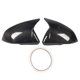 thumbnail image 1 of TKSE Cubierta De La Tapa Del Espejo Lateral, 1 Par De Cubiertas De La Tapa Del Espejo Lateral Carcasa Del Espejo Retrovisor Lateral Brillante De Fibra De Carbono Estándar De La UE Para Mustang S550 20, 1 of 14