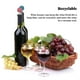 thumbnail image 4 of Advancent Tapón de botella de vino, corcho decorativo de champán, bola divertida, tapa de boquilla a prueba de fugas, sellador de bebidas, barra de Barra de herramientas Rosado NO2 Advancent HA008976-02, 4 of 6