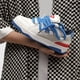 thumbnail image 5 of Zapatillas de deporte para hombre con cordones de cuero PU resistente al desgaste para primavera otoño (43) Azul DQrwqpou Tenis De Mujer Tenis De Hombre, 5 of 8