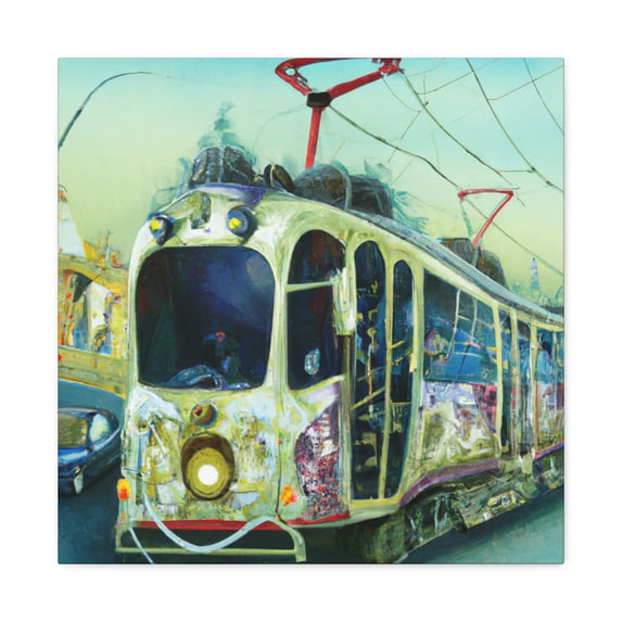 Tram Ride Through Rococo - Canvas