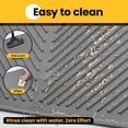 thumbnail image 5 of Conlun 22" x 16" Arched Crossbar Cat Litter Mat,Waterproof & Urine Proof Single-Layer Trapping Mat,Soft EVA Paw-Friendly Design,Gray, 5 of 8