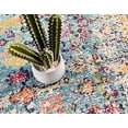 thumbnail image 5 of Unique Loom Monterey Collection Vintage Bohemian Inspired with Distressed Tribal Design Area Rug, 5 x 8 ft, Blue/Yellow, 5 of 5