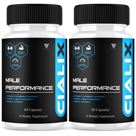 (2 Pack) Cialix Premium Performance Supplement, Cialixs Advanced (120 Capsules)