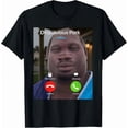 thumbnail image 5 of 【New Arrival】Funny Incoming Call Cartoon Guy Graphic T-Shirt, Unisex Cotton Crew Neck Internet Meme Casual Tee, Silly Novelty Gift, 5 of 6