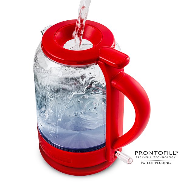 Ovente Electric Hot Water Glass Kettle 1.5 Liter Borosilicate Glass