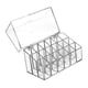 thumbnail image 2 of Estuche porta lápiz labial Organizador de maquillaje 18 ranuras Decoración de acero inoxidable para tocador Mostrador Vitrina Organizador de lápiz, 2 of 9