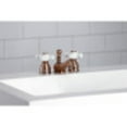 thumbnail image 2 of Kingston Brass KS395PXAC Restoration Mini-Widespread Bathroom Faucet, Antique Copper, 2 of 5