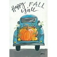 thumbnail image 3 of Mingo, Jessica 17x24 Black Modern Framed Museum Art Print Titled - Happy Fall Yall Truck, 3 of 5