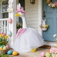 thumbnail image 5 of Easter Porch Goose Costume Garden Goose Outfit, Goose Outfits Spring Goose Costume, Mother'S Day Goose Outfit for Outdoor Garden Yard Patio Statue, 5 of 5