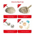 thumbnail image 2 of Pirate Treasures Dig Kit with 5 Bricks Digging Tools STEM Archaeology Paleontology Educational Science Christmas Birthday Gift for Boys Girls Students, 2 of 8