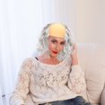 thumbnail image 4 of UPOUART White Bald Wig Costume Accessory for Party Decoration 100% PET Latex, 4 of 8