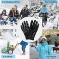 thumbnail image 6 of REDESS Winter Black Sports Gloves for Men and Women with Touchscreen for Running Skiing Cycling, 6 of 7