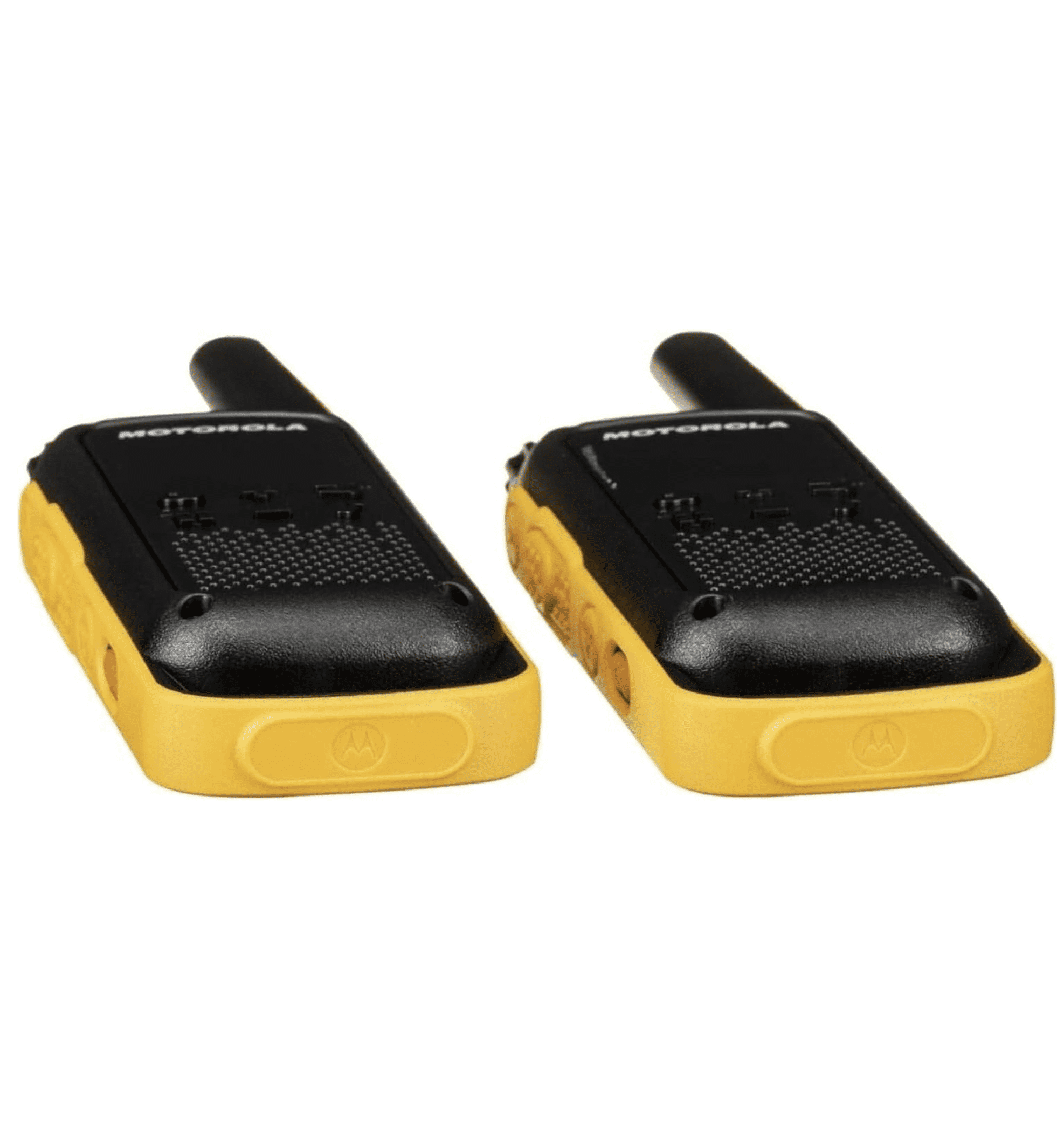 Motorola Talkabout T470 Two Way Radio 8-Pack Walkie Talkies Black/Yellow 22 Channels NOAA Weather Alerts