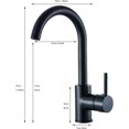 thumbnail image 4 of Grifo mezclador grifo de baño grifo de baño grifo de lavabo grifo de lavabo mezclador monomando grifo de lavabo de baño negro JFHHH pequeña, 4 of 5