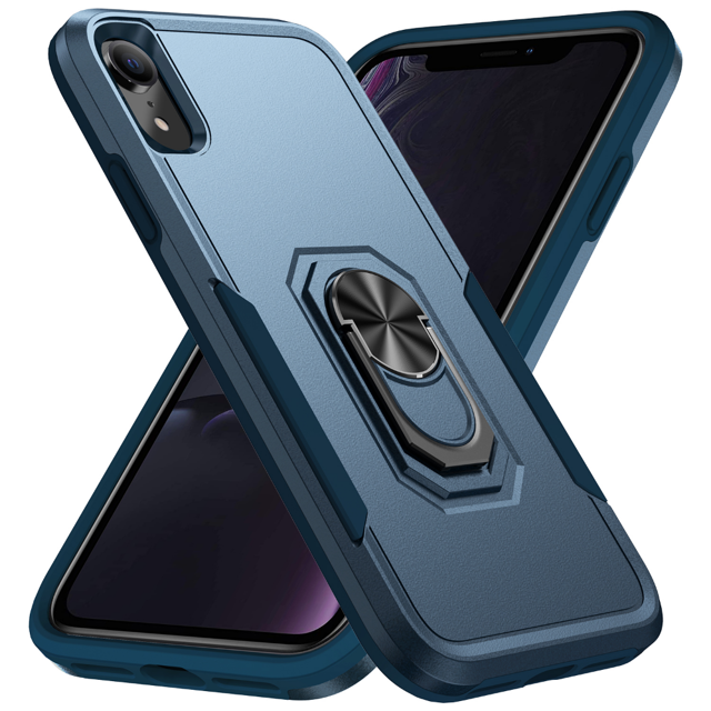 Fashion Heavy Duty Protective Cover Durable Shockproof Case With Ring For IPhone XR / IPhone XS MAX / IPhone X / XS