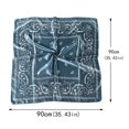 thumbnail image 3 of Lroveb Silk Scarf for Women Satin Cashew Flower Prints Square Scarf Scarves, 3 of 3