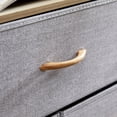 thumbnail image 4 of Wide Chest of Drawers, Drawer Dresser Storage Organizer Closet Shelves, Sturdy Steel Frame Shelf Top for Landing, Bedroom and Hallway, 4 of 7
