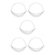 thumbnail image 3 of Jumpingount Cinturón de mujer Vestido Decoración Accesorio de moda Adorno corporal para mujer Dorado plata 5piezas Jumpingount CBP253164, 3 of 5