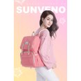 thumbnail image 3 of Sunveno Canvas Diaper Bag Backpack Large Capacity Parents Nappy Bag Multifunction Waterproof Nursing Bag Travel Back pack, 3 of 7