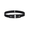 thumbnail image 2 of facefd Ceinture Sans Boucle Invisible Alliage à la Mode Durable Pratique Élastique Unisexe Homme Multicolore Accessoire DIY Jeans Bande Noire, 2 of 9
