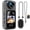 Black, variant on 64G Mini Body Camera, Wearable Action Body Cam with 180° Rotating Lens Audio & Video- Thumb Hands Free Waterproof Recording Wearable Cameras - for Work Travel Pet Walk Swim(Black)