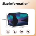 thumbnail image 5 of Sikiie Night At Lake Aurora Toaster Covers 2 Slice Dustproof Toaster Cover Bread Machine Cover, Dustproof Cover - 11.4" x 7.5" x 7.9", 5 of 7