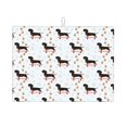 thumbnail image 1 of Fotbe Dachshund On A Skateboard Alfombrilla de Secado para Cocina con Estampado, 18x24 Pulgadas, 1 of 7