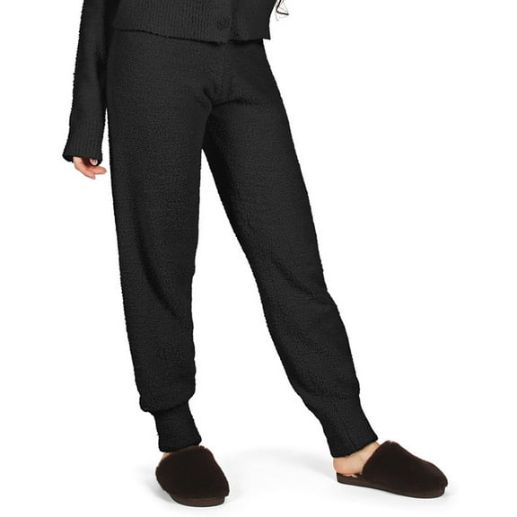 MeMoi Women's Soft and Cozy Knit Casual Solid Jogger Pants - Womens - Female