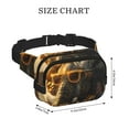 thumbnail image 4 of Bingfone Fanny Packs for Women Fashion Waist Packs Bag with Adjustable Strap Waterproof Everywhere Crossbody Belt Bag for Workout Running Travelling( Cool Sunglasses Elephant Art ), 4 of 9