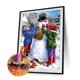 thumbnail image 2 of Cuadros Decorativos 5D DIY diamante pintura hacer muñeco de nieve completo taladro Rhinestone mosaico arte imagen Likrtyny embutido en tela, 2 of 9