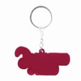 thumbnail image 2 of Prichos Llavero Fucsia de PVC y Metal 1 Pieza, 2 of 4
