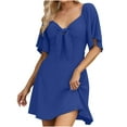thumbnail image 2 of Hrsba Summer Plus Size Dress,Fashion Women Summer Casual Print Camis Sleeveless Bandage Long Dress,Womens Casual Sleeveless V-Neck Ankle Dress, 2 of 4