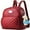 Burgundy, variant on Leather Backpack Purse Satchel School Bags Casual Travel Daypacks for Womens