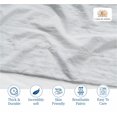 thumbnail image 2 of Casa Platino California King Size Bed Sheets Set - Washed Ultra-Soft Microfiber Bed Sheets - Extra Soft - 4 Piece Set - Bedding Sheets & Pillowcases, California King-White, 2 of 9
